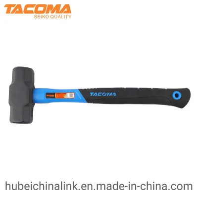 14 Lb Sledge Hammer with TPR Plastic Coated Handle