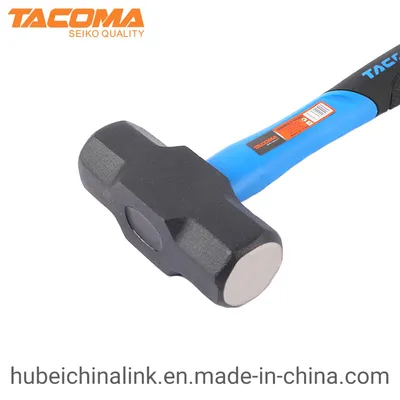 6 Lb Sledge Hammer with TPR Plastic Coated Handle