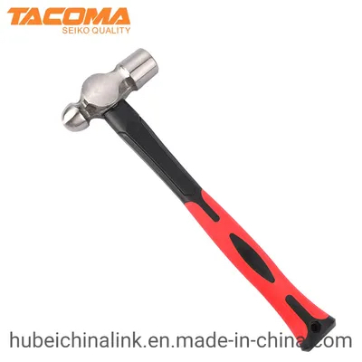 48 Oz (3P) Ball Peen Hammer with TPR Plastic Coated Handle