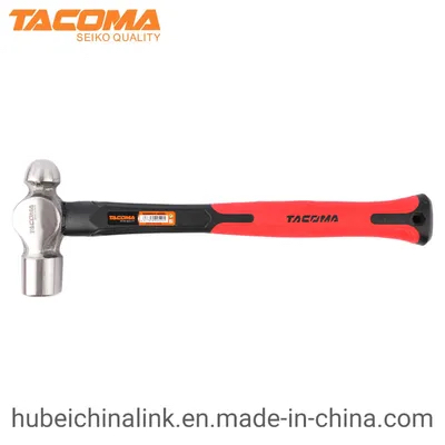 40 Oz (2.5P) Ball Peen Hammer with TPR Plastic Coated Handle