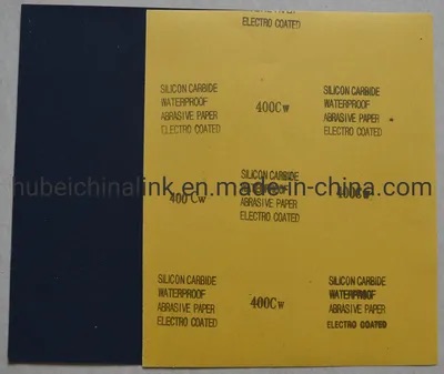 9"X11" Silicon Carbide Waterproof Abrasive Paper