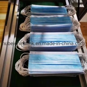 Earloop Non-Woven Disposable 3-Ply Face Masks Blue Colour