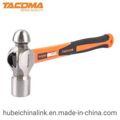 12 Oz Ball Peen Hammer with TPR Plastic Coated Handle