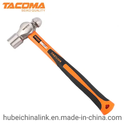 16 Oz Ball Peen Hammer with TPR Plastic Coated Handle