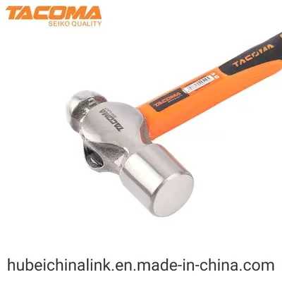 8 Oz Ball Peen Hammer with TPR Plastic Coated Handle